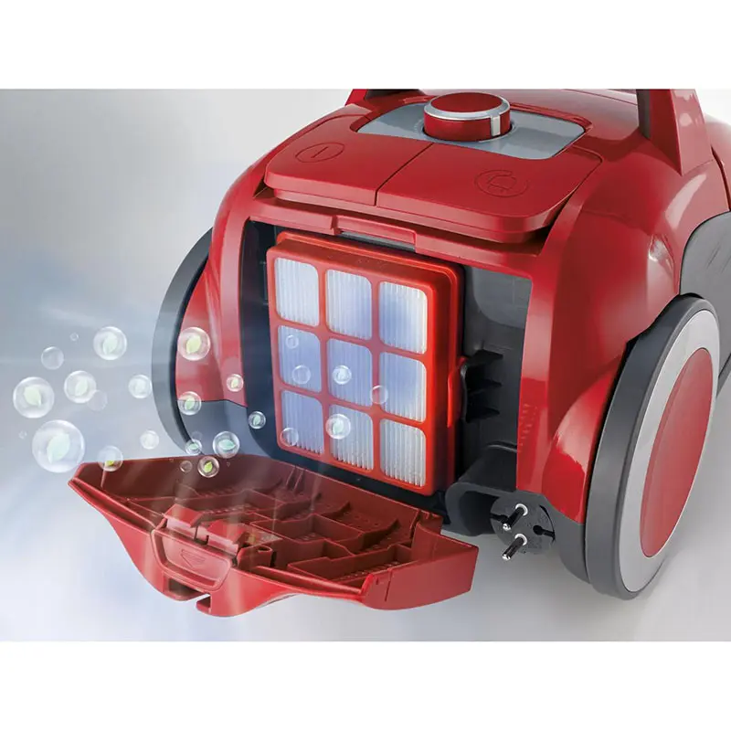 Aspirateur traineau G Force Air Compact Sans Sac Hisense VC2302GALRCY / 2300 W / Rouge
