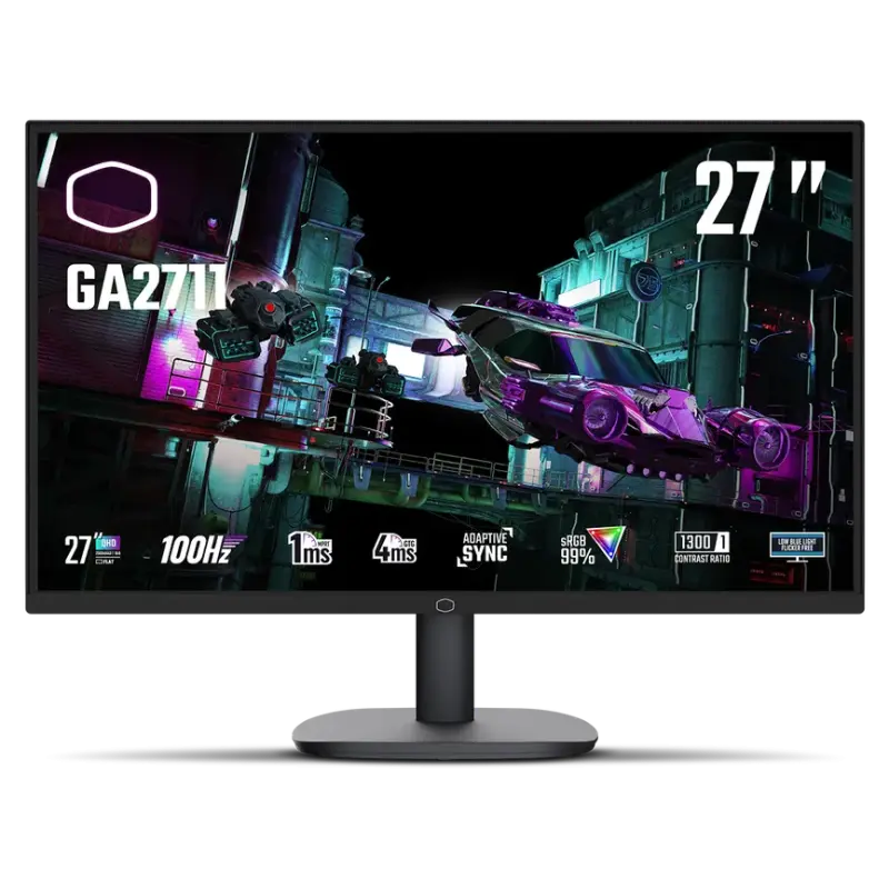Écran Gaming Cooler Master GA2711 27&Prime; 2K QHD IPS / 100 Hz