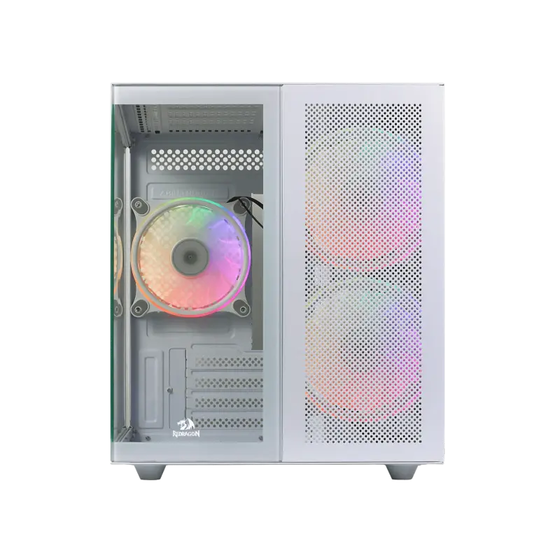 Boîtier Gamer REDRAGON PAGOS 2 GC-580 M-ATX / 3 FAN ARGB / Blanc