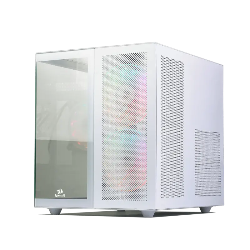 Boîtier Gamer REDRAGON PAGOS 2 GC-580 M-ATX / 3 FAN ARGB / Blanc