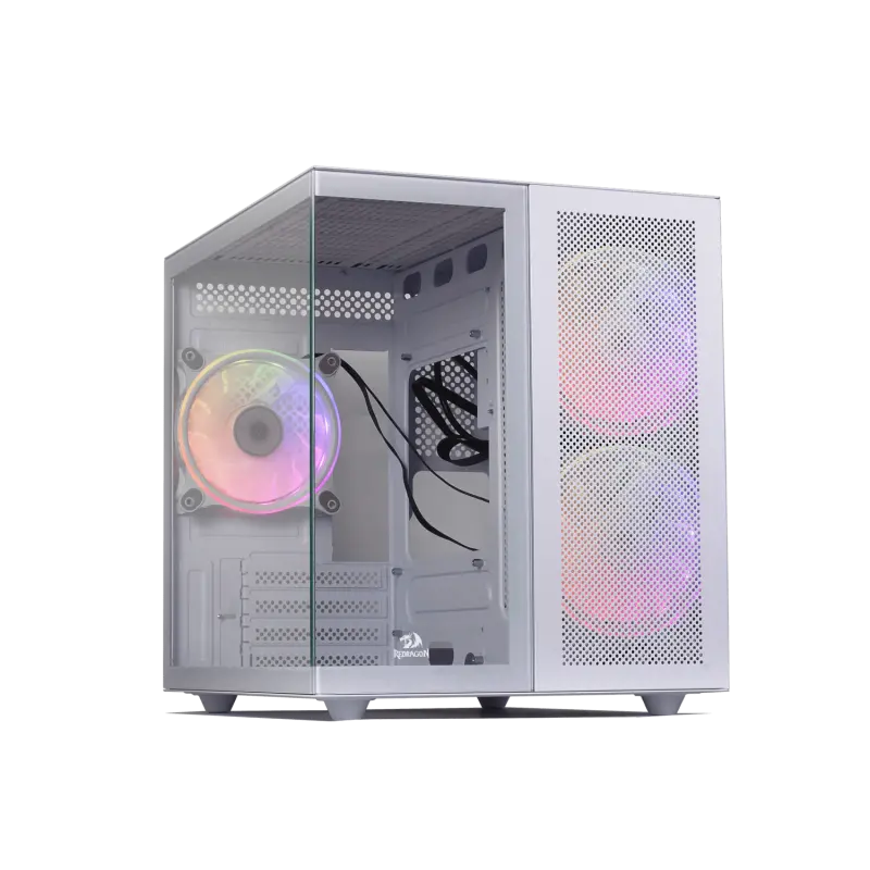 Boîtier Gamer REDRAGON PAGOS 2 GC-580 M-ATX / 3 FAN ARGB / Blanc