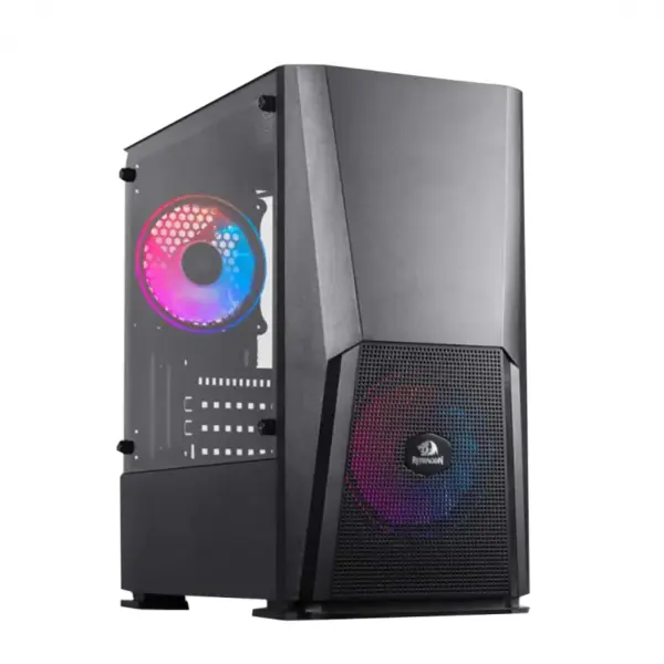 Boîtier Gamer REDRAGON RINOS GC-590 M-ATX / 2 FAN ARGB / Noir