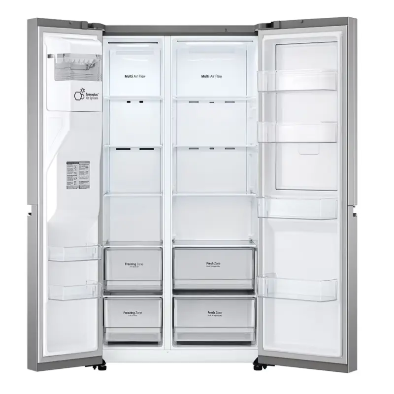 Réfrigérateur LG No Frost SIDE BY SIDE INVERTER 617 Litres / Silver