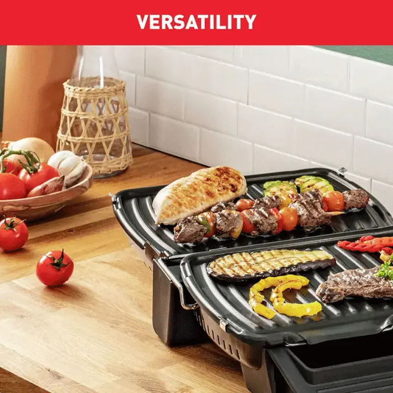 Grill Électrique TEFAL Ultracompact 600 Comfort 2000W / Noir