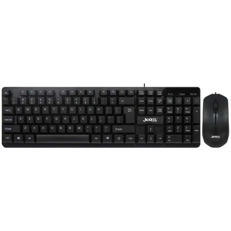 Ensemble Clavier et Souris JEDEL GK18 / USB / Noir