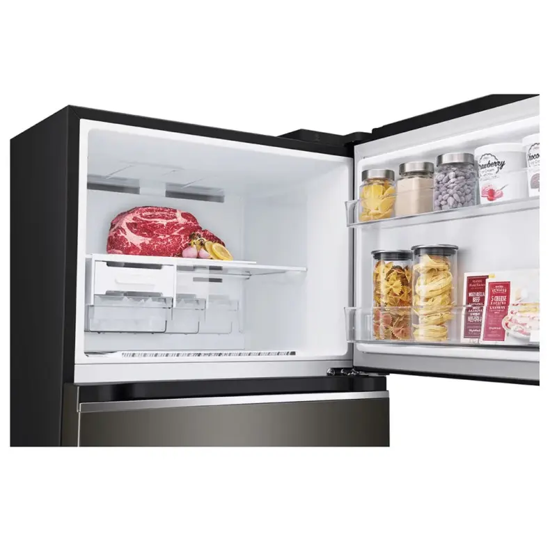 Réfrigérateur LG No Forst Smart INVERTER Double Portes 423 Litres / Noir