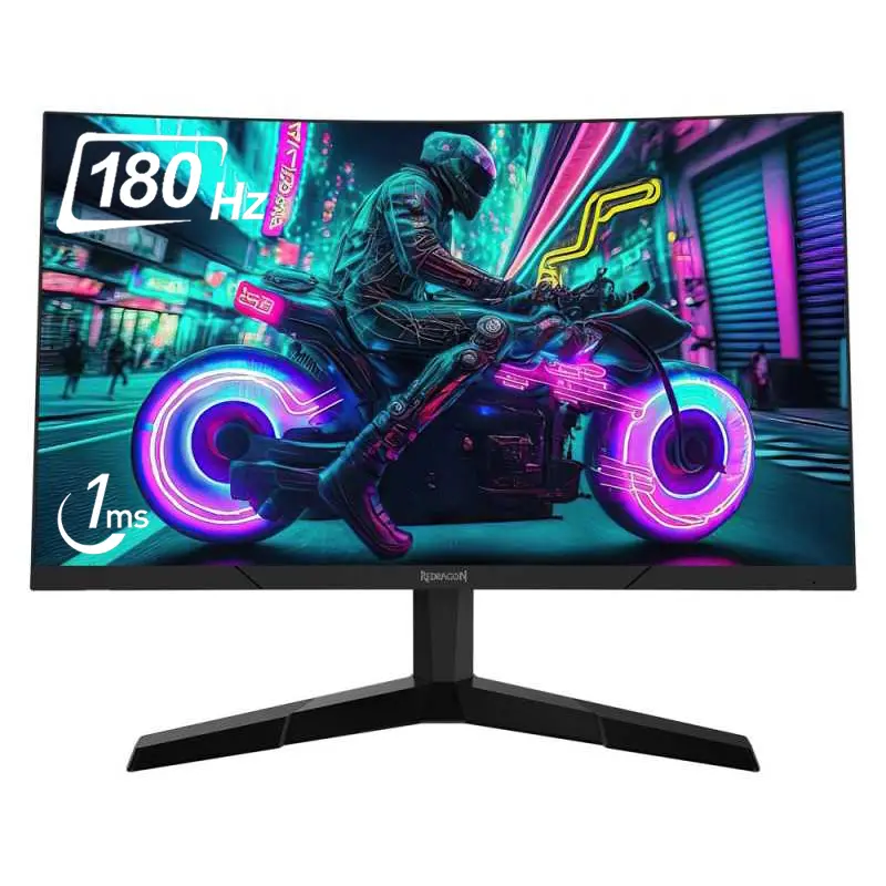 Écran Gaming Incurvé Redragon PEARL 23.6&Prime; Full HD / 180 Hz / Noir