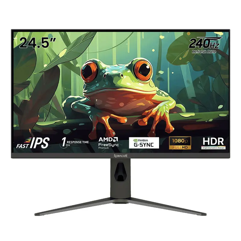 Écran Gaming Redragon HANMON 24.5&Prime; Full HD IPS / 240 Hz / Noir
