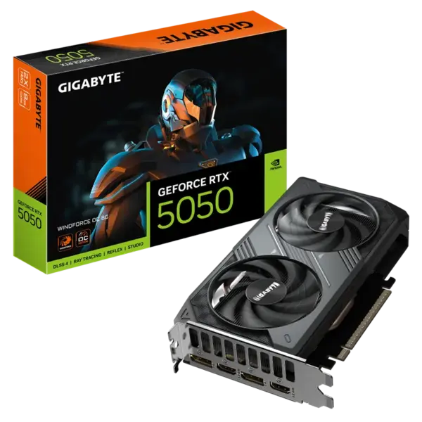 Carte graphique Gigabyte GeForce RTX 5050 WINDFORCE OC / 8 Go GDDR6