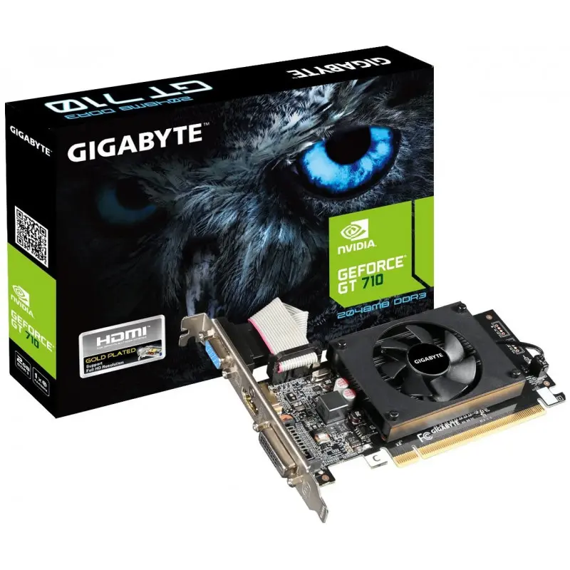 Carte graphique Gigabyte GeForce GT 710 / 2 Go GDDR3