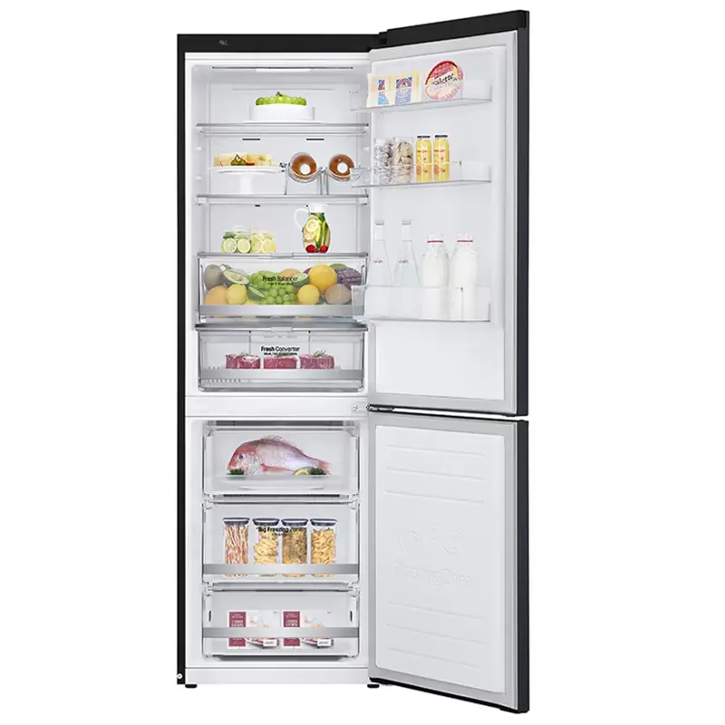 REFRIGERATEUR LG No Frost INVERTER Combiné 341 Litres / MATTE BLACK