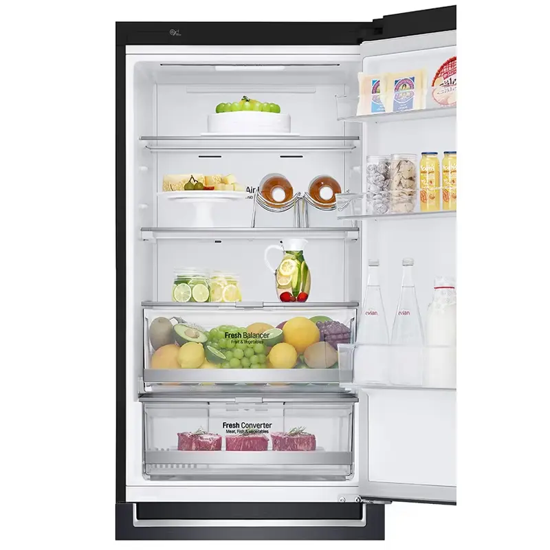 REFRIGERATEUR LG No Frost INVERTER Combiné 341 Litres / MATTE BLACK