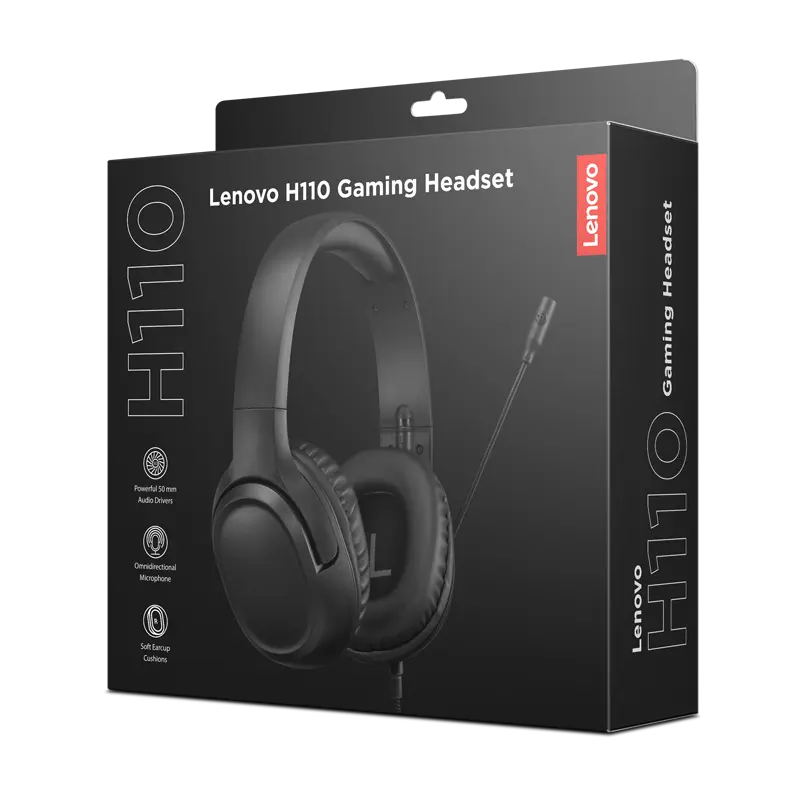 Casque Gamer Filaire Lenovo H110 / Noir