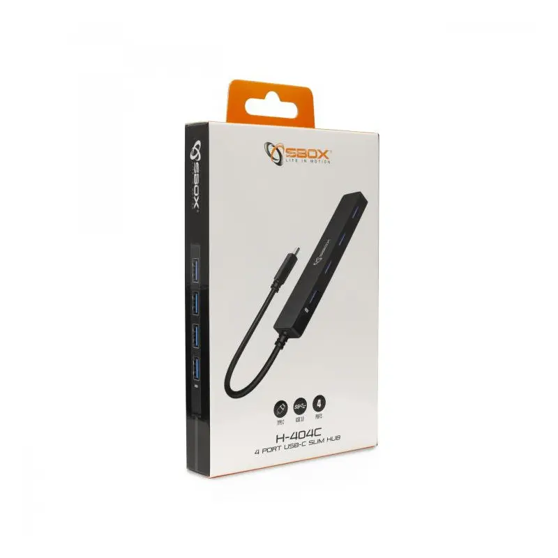 Hub SBOX H-404C Type-C / 4 Ports USB 3.0