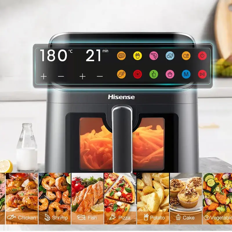 AIR FRYER HISENSE 6.7Litres / 1350W / Noir / H06AFBS2S3