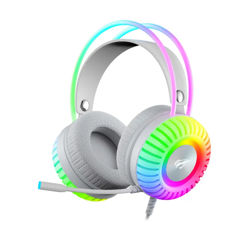 CASQUE MICRO GAMER Filaire HAVIT H2046U / Blanc