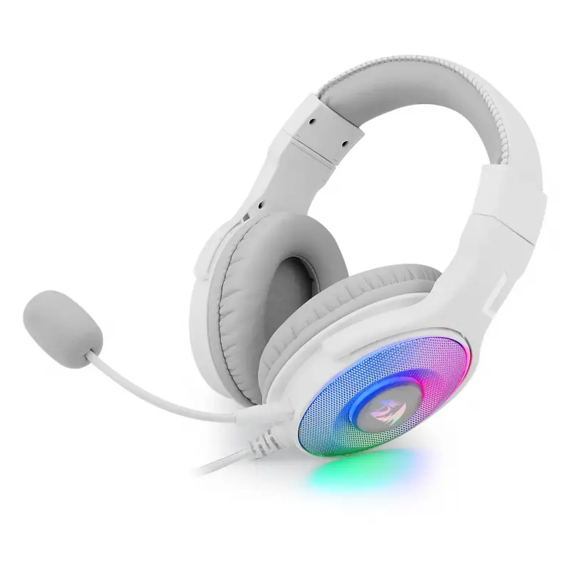 Casque Micro Gaming Redragon Pandora H350 RGB / USB / Blanc