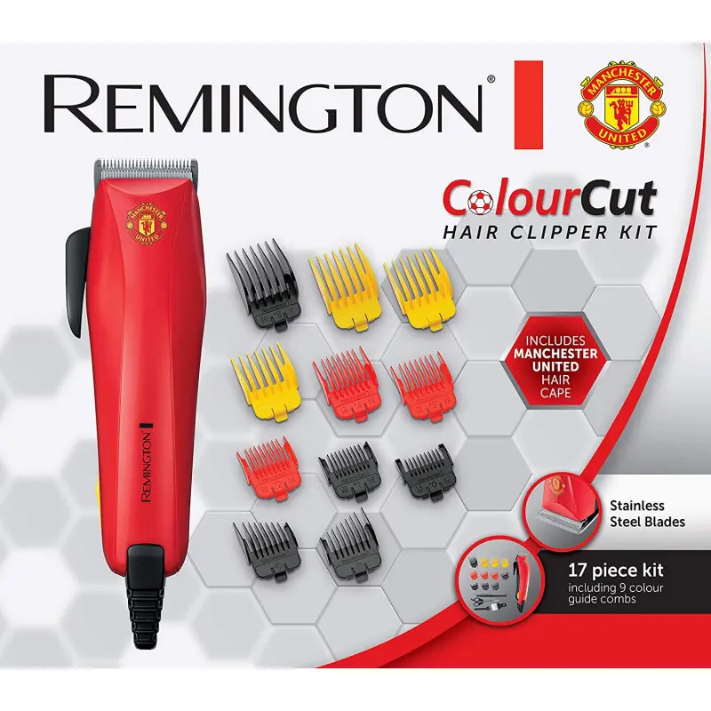 Tondeuse à cheveux Remington Colourcut Hair Clipper Manchester United Edition / Rouge