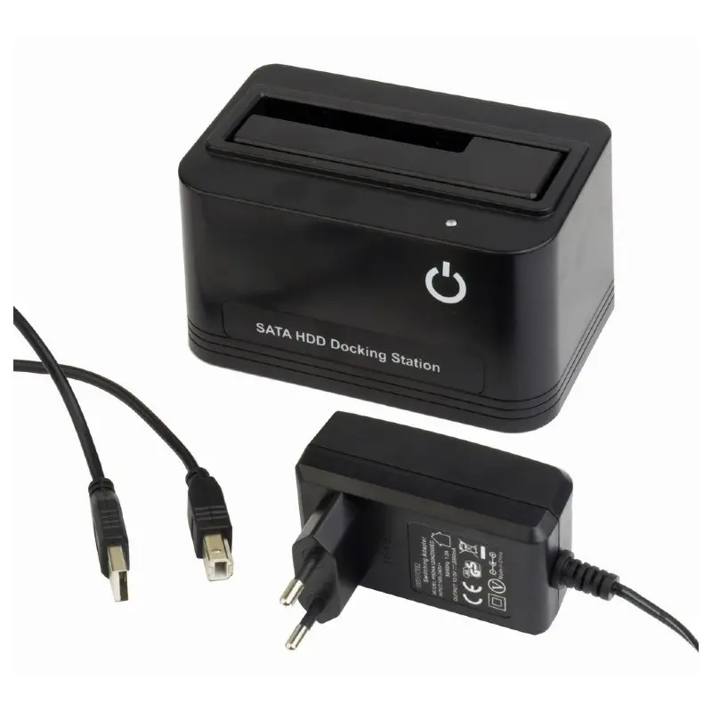 Station d&rsquo;accueil Gembird USB pour disques durs SATA 2.5&Prime; et 3.5&Prime;