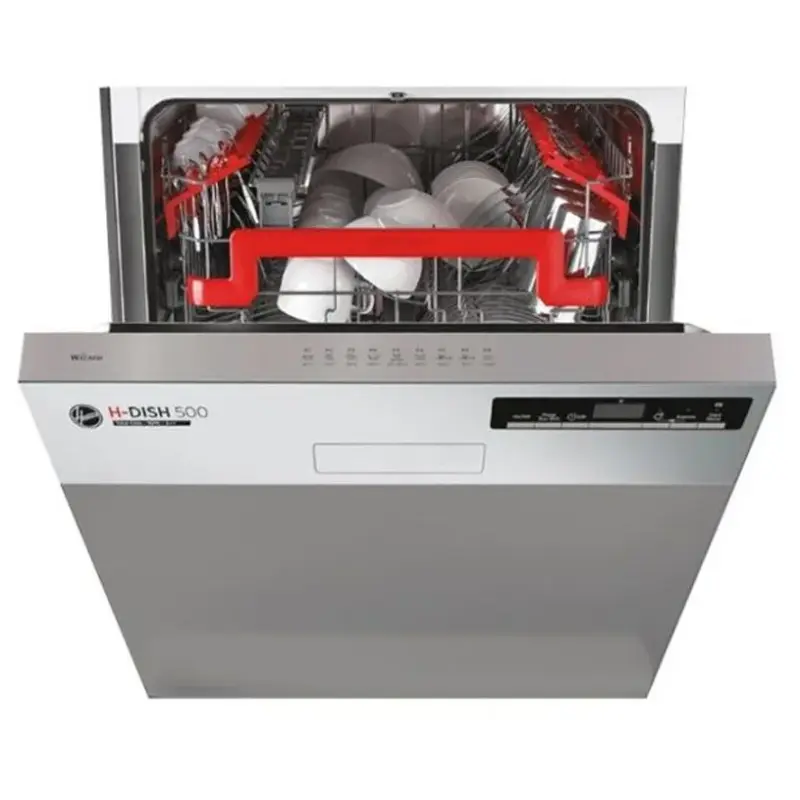 Lave-vaisselle Semi-encastrable Hoover H-DISH 500 / 60 cm / 16 Couverts / INOX