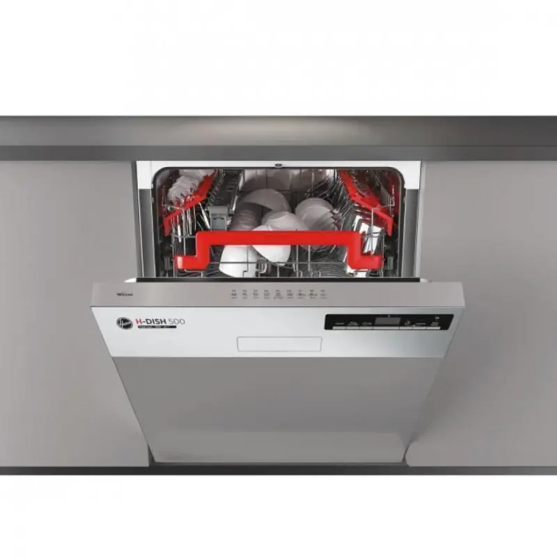 Lave-vaisselle Semi-encastrable Hoover H-DISH 500 / 60 cm / 16 Couverts / INOX