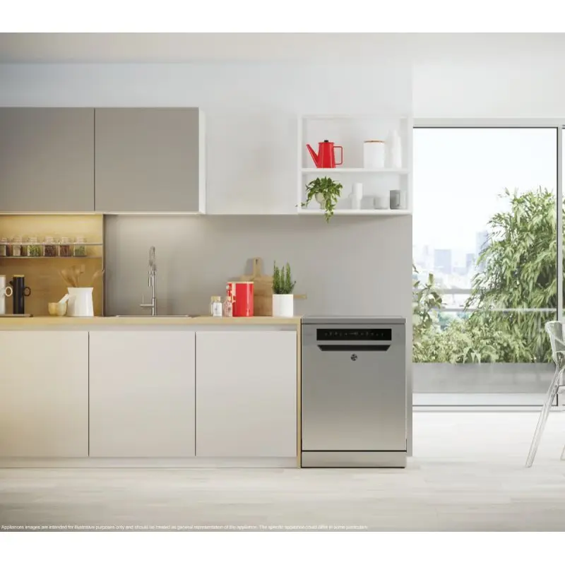 LAVE VAISSELLE HOOVER INVERTER 16 Couverts INOX / HF6C7F0X-17