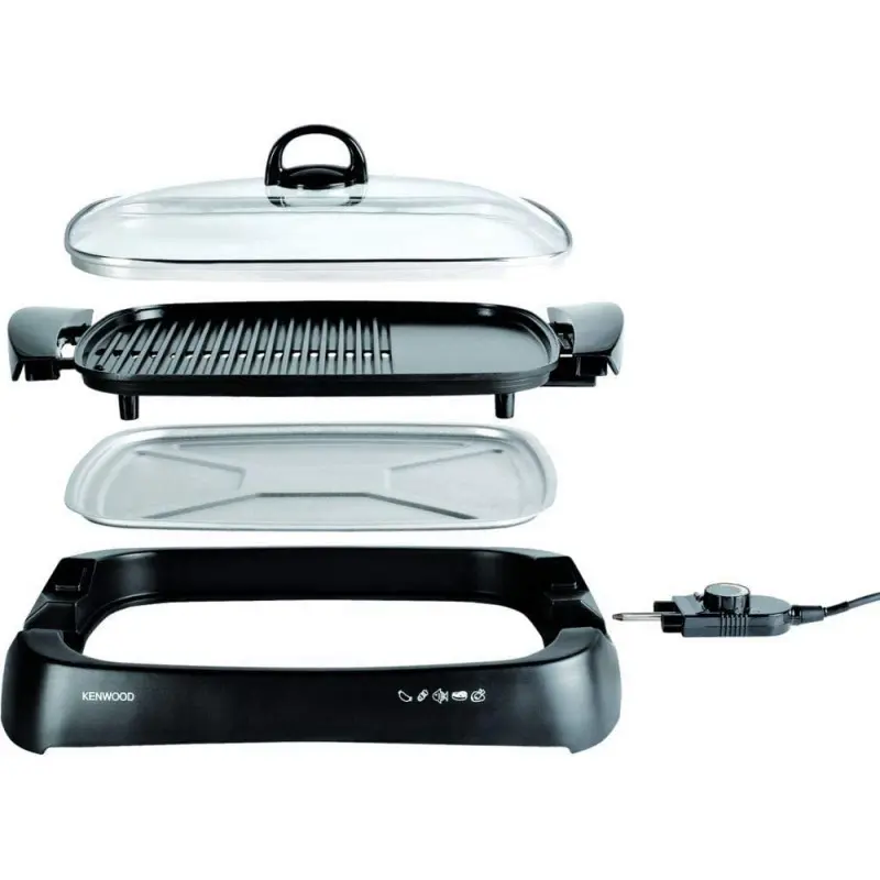 Barbecue électrique Kenwood Health Grill HG230 / 1700 W / Noir