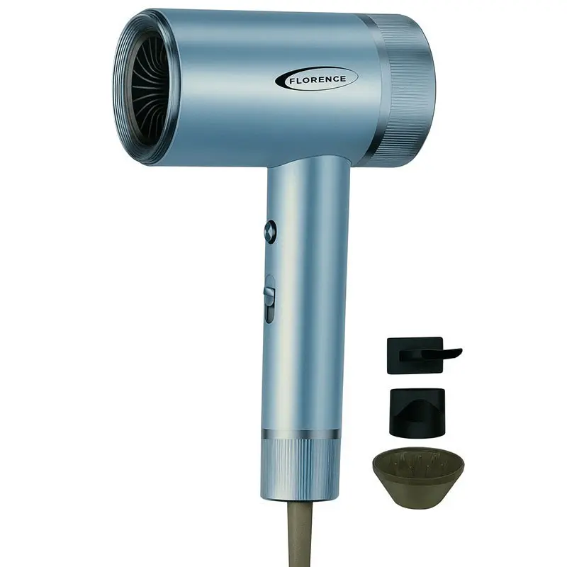 Sèche Cheveux Professionnel FLORENCE 1000W / BLEU / HK-448