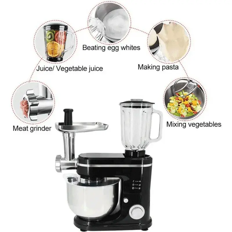 ROBOT PÉTRIN MULTIFONCTIONS HOFFMANS 1600W – Noir