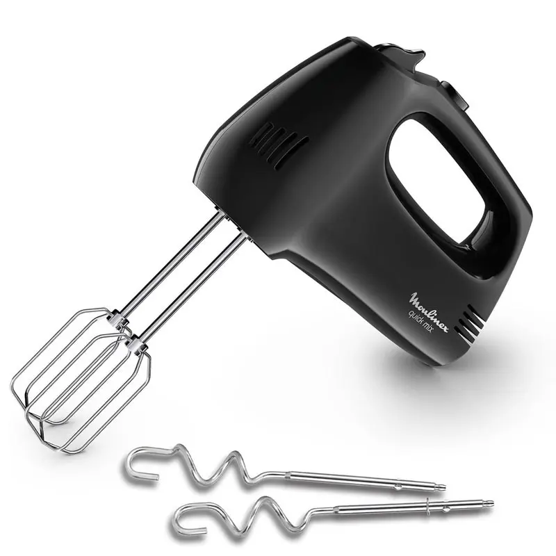 BATTEUR MOULINEX 300W / 5 VITESSE / NOIR / HM3108B1