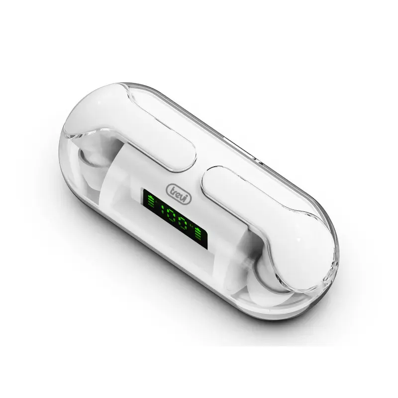 ÉCOUTEURS SANS FIL TREVI MINI CUFFIE HMP 12E08 AIR / BLANC