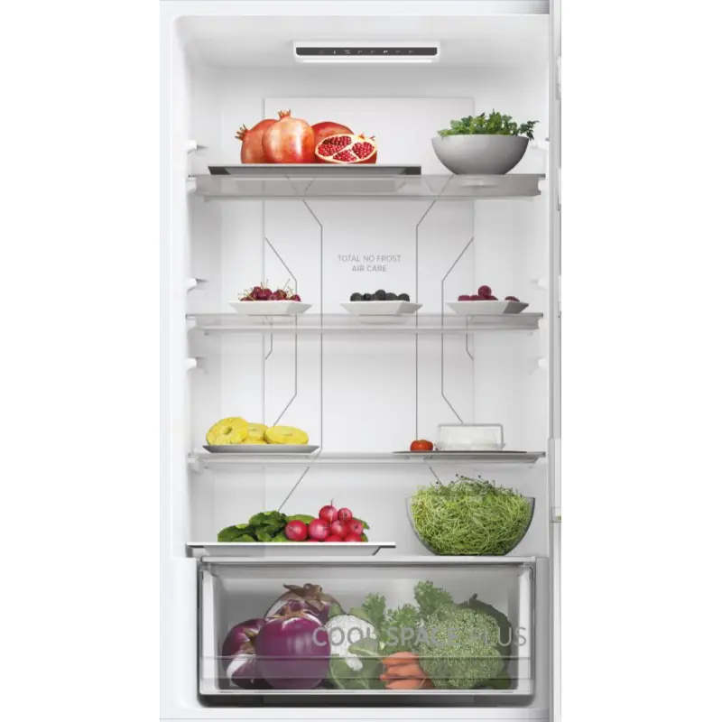 Réfrigérateur Combiné NoFrost Hoover 341 L Silver