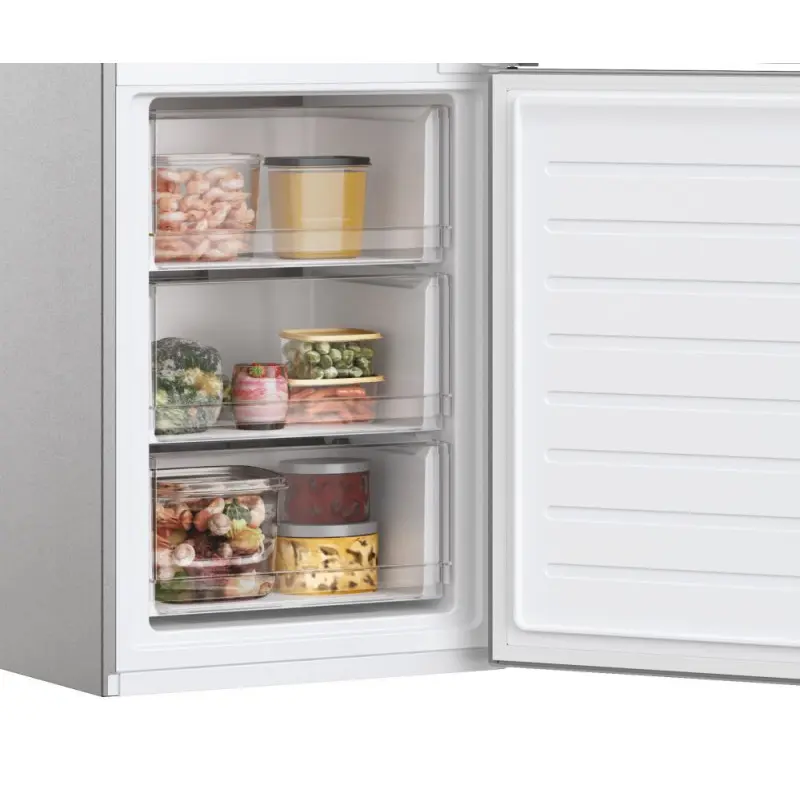 Réfrigérateur Combiné NoFrost Hoover 341 L Silver