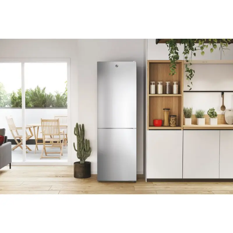 Réfrigérateur Combiné NoFrost Hoover 341 L Silver