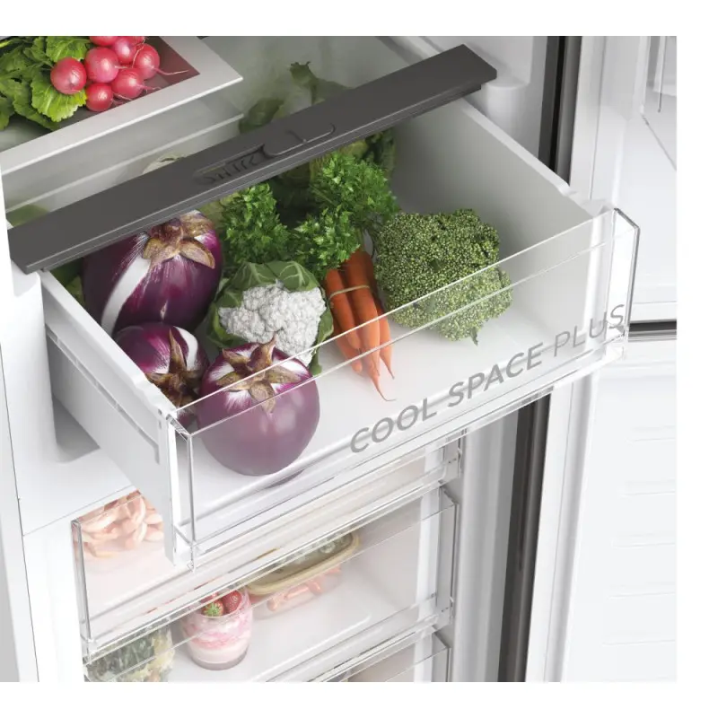 Réfrigérateur Combiné NoFrost Hoover 341 L Silver