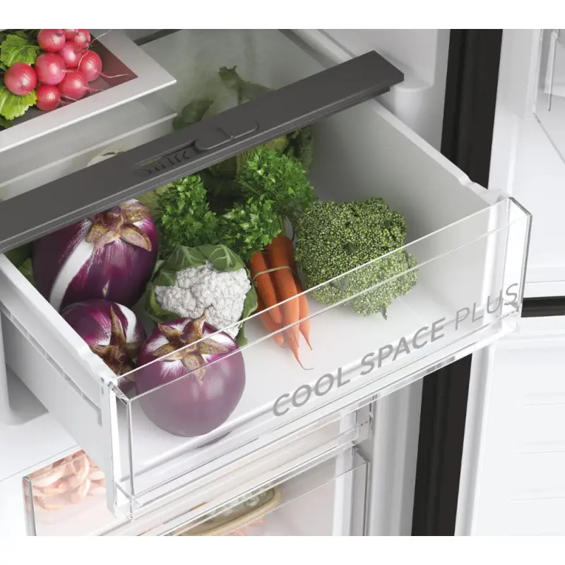 Réfrigérateur No Frost Hoover Combiné 341Litres / Noir