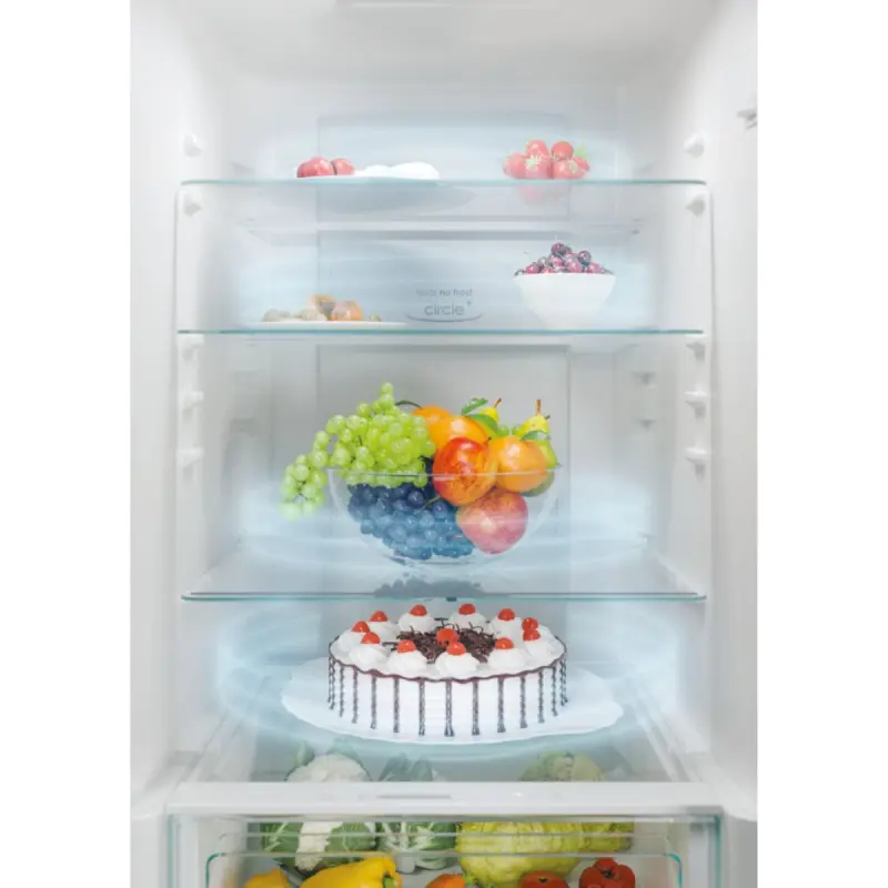 Réfrigérateur Hoover No Frost Combiné 341 Litres / Wi-Fi / INOX