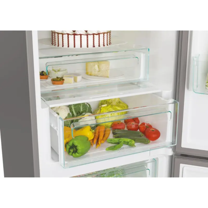 Réfrigérateur Hoover No Frost Combiné 341 Litres / Wi-Fi / INOX