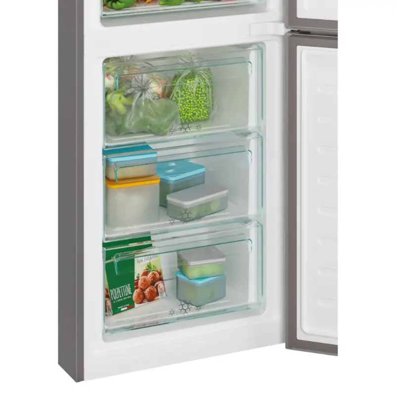 Réfrigérateur Hoover No Frost Combiné 341 Litres / Wi-Fi / INOX