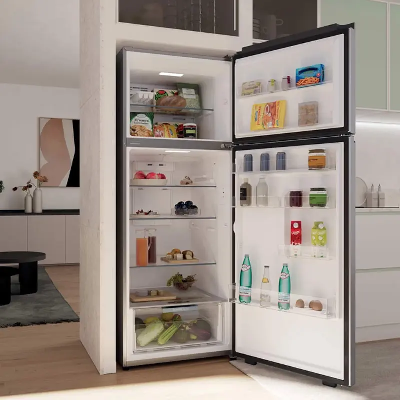 REFRIGERATEUR Hoover No Frost INVERTER Double Portes 470 Litres / INOX