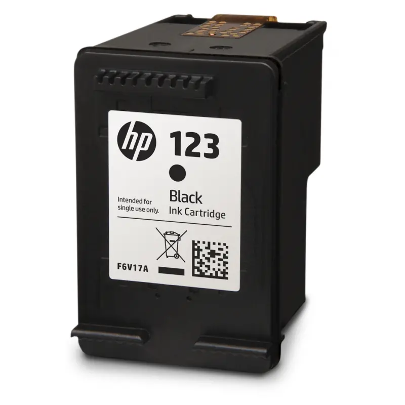 HP 123 cartouche d&rsquo;encre authentique Noir / F6V17AE