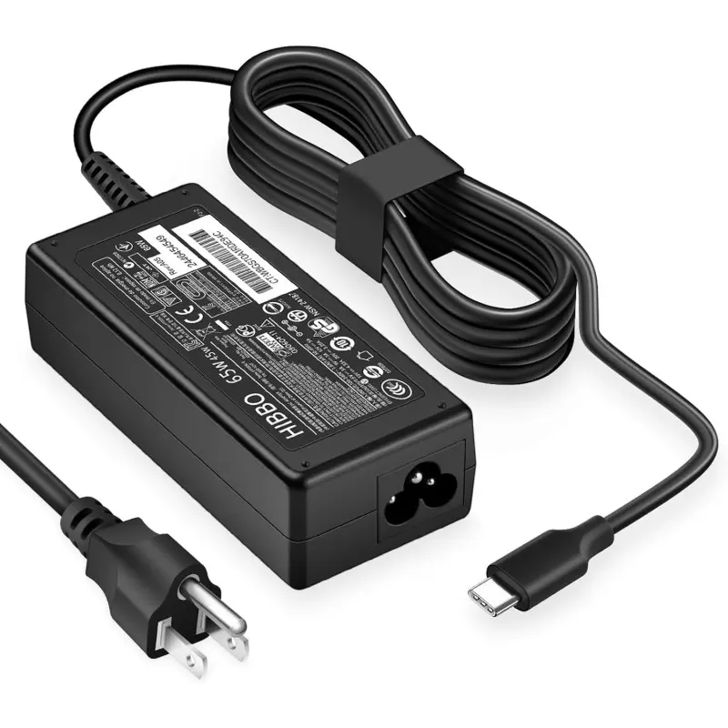 Chargeur Secteur adaptable Pour Pc Portable HP Type C / 65W