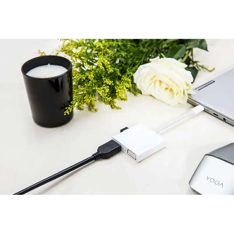 Hub Lenovo USB Type-C 3 en 1 HDMI / VGA / USB 3.0