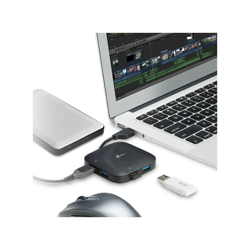 Hub USB TP-Link UH400 / 4 ports USB 3.0 / Noir
