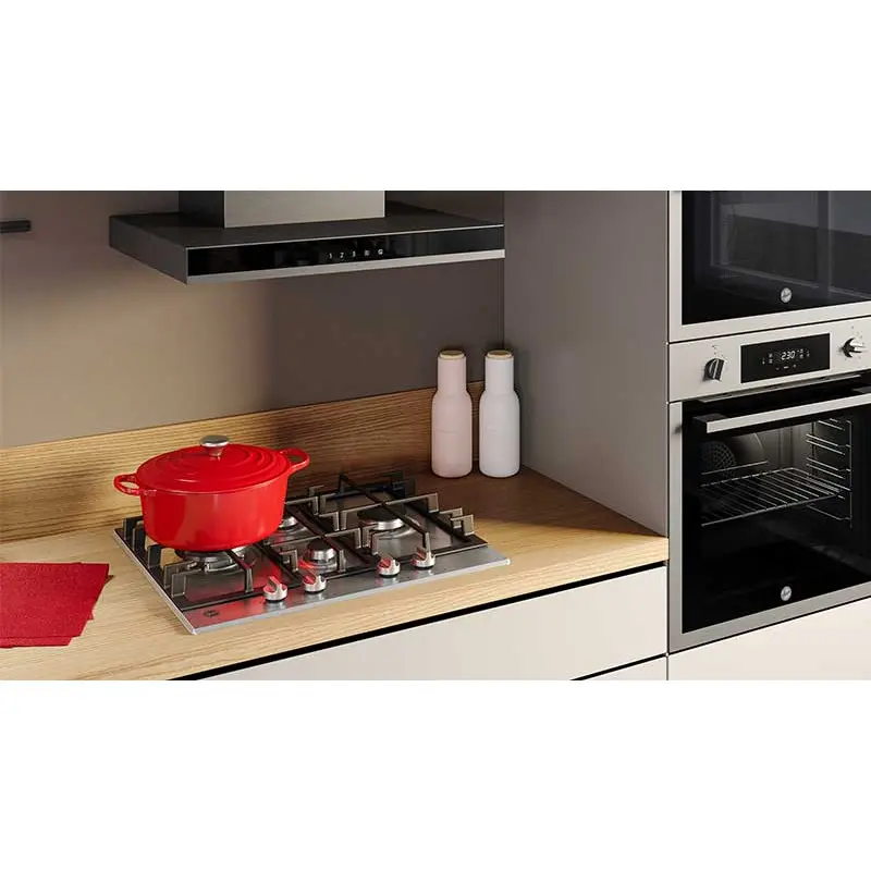 Plaque de cuisson encastrable HOOVER HVG74K3B / 5 Feux / 75 cm / Noir