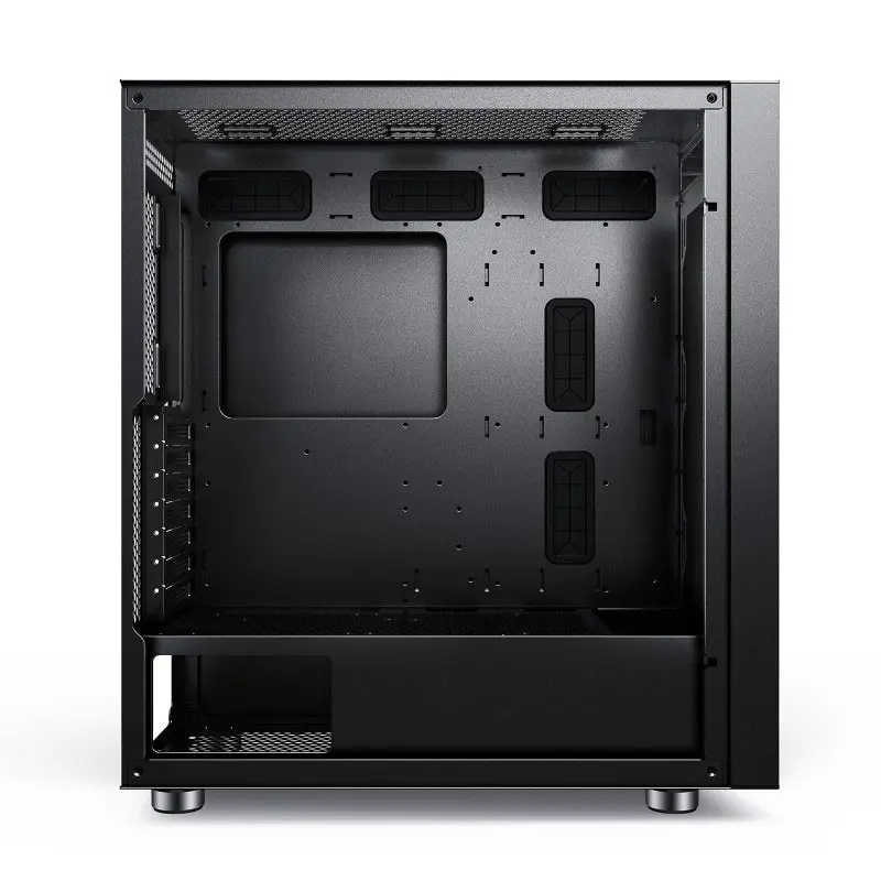 Boîtier Gamer Moyen Tour HYBROK RS6 / ARGB / ATX / Noir