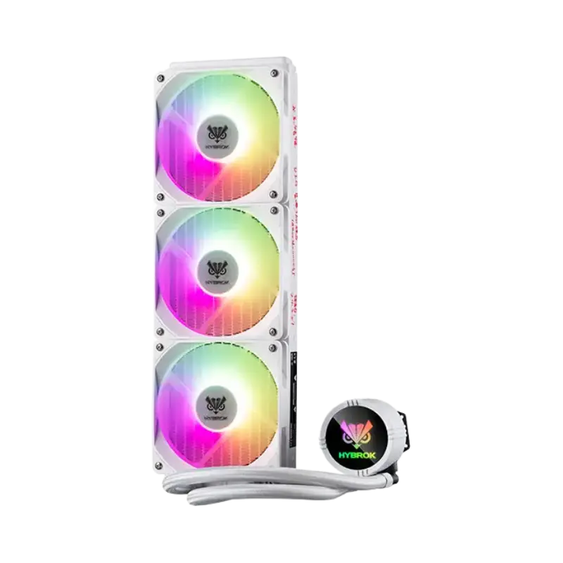 WATERCOOLING HYBROK HL360B COOLING 360ML ARGB / Blanc