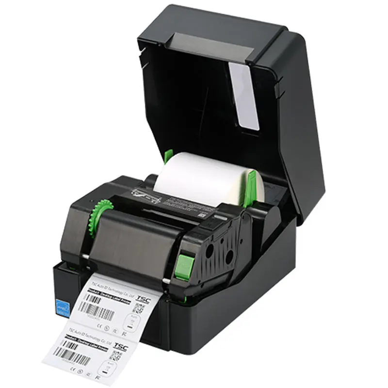 Imprimante d&rsquo;étiquettes à transfert thermique TSC TE210 / Noir