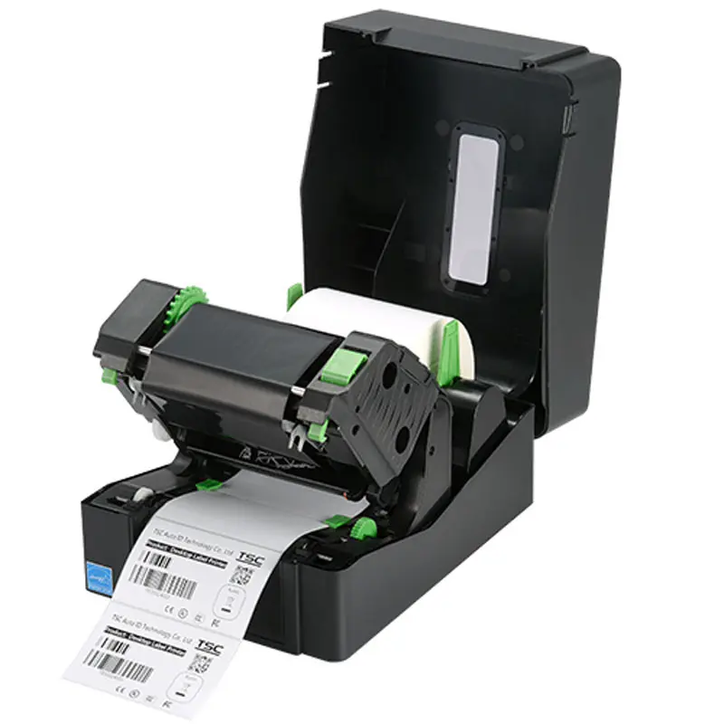 Imprimante d&rsquo;étiquettes à transfert thermique TSC TE210 / Noir