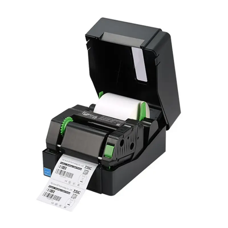 Imprimante d&rsquo;étiquettes TSC à transfert thermique TE200 / Noir